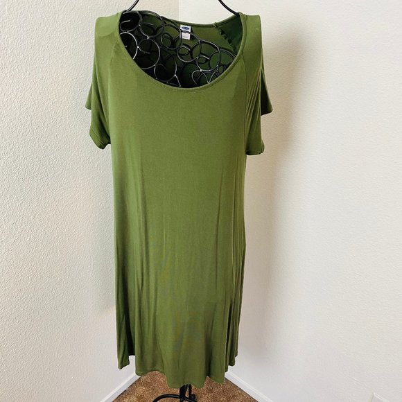OLD NAVY DRESS Short Sleeve Knee Length M - Picture 2 of 9